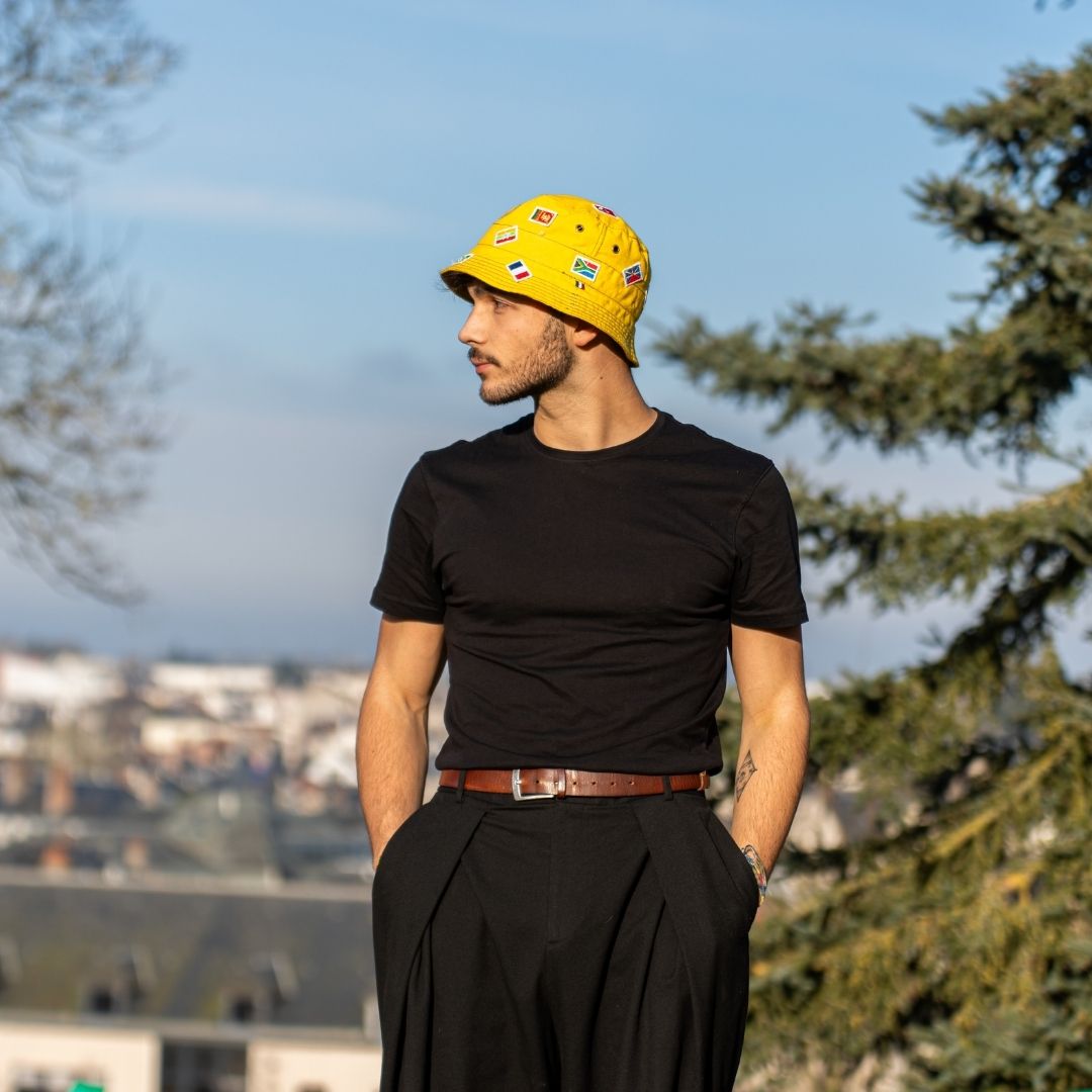 bob jaune taille adulte