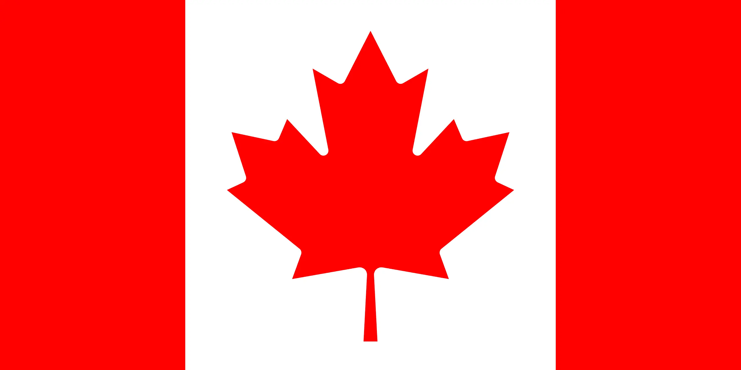Drapeau Canada brodé - Écusson drapeau Canada Made in France