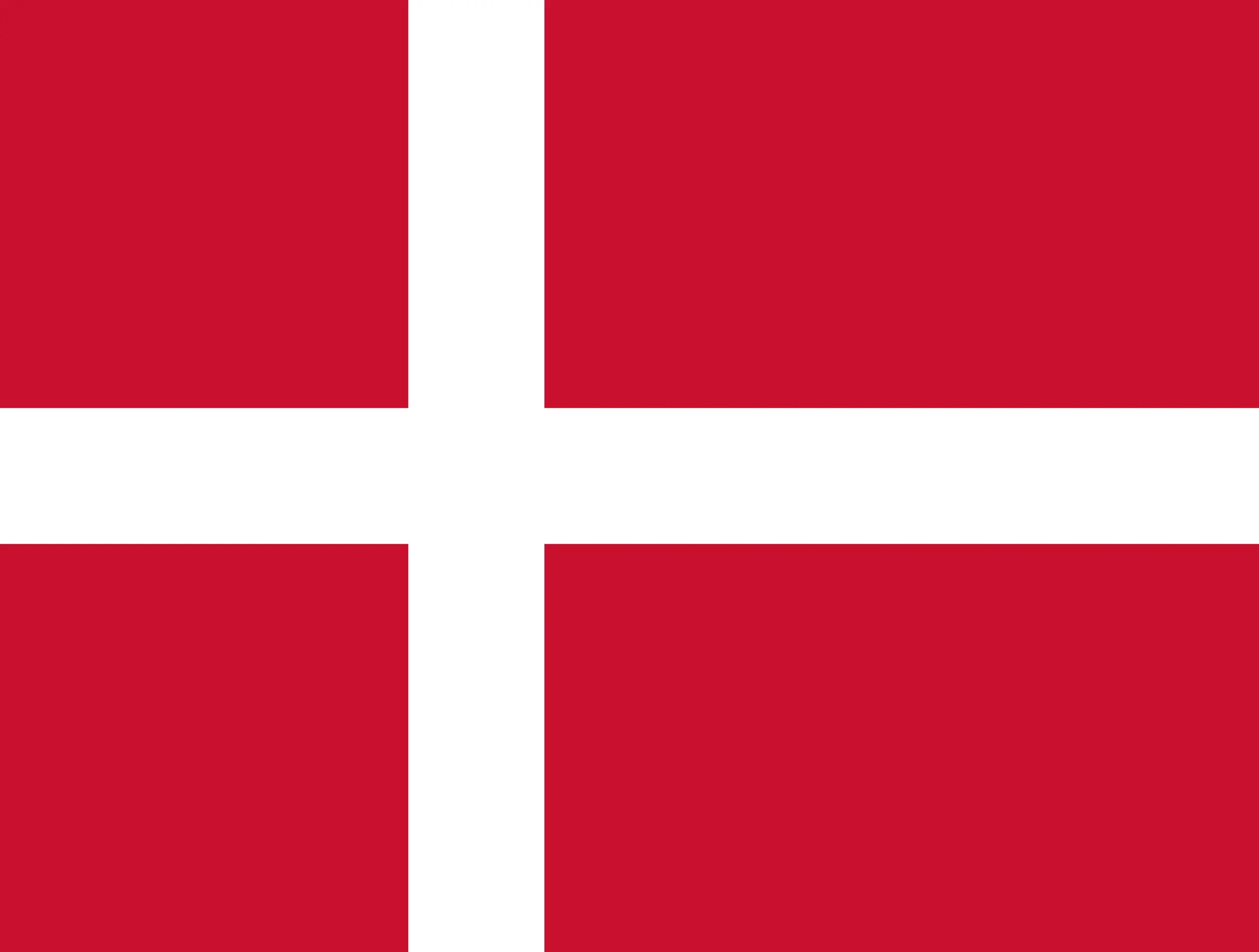 Drapeau Danemark brodé - Écusson drapeau Danemark Made in France