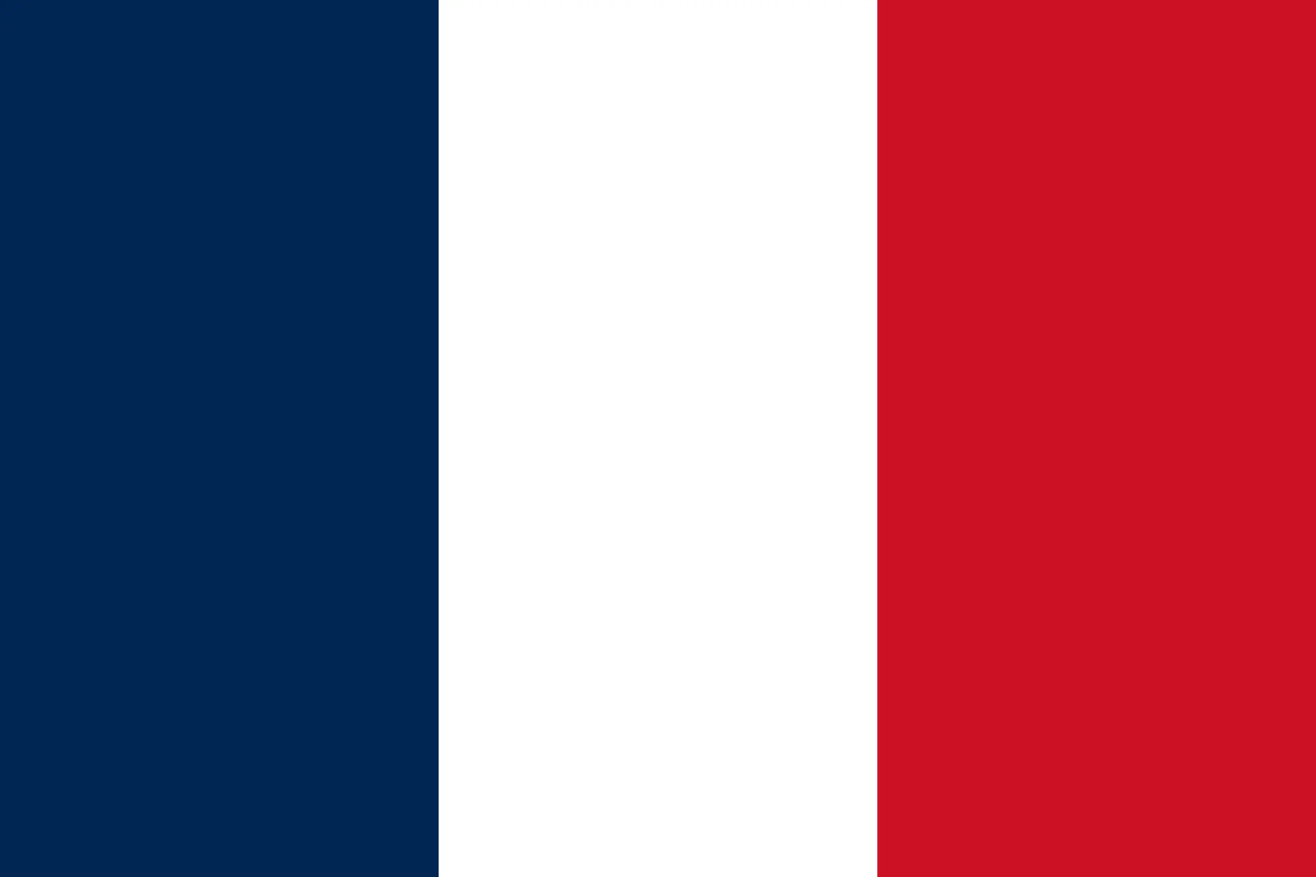 Drapeau France brodé - Écusson drapeau France Made in France