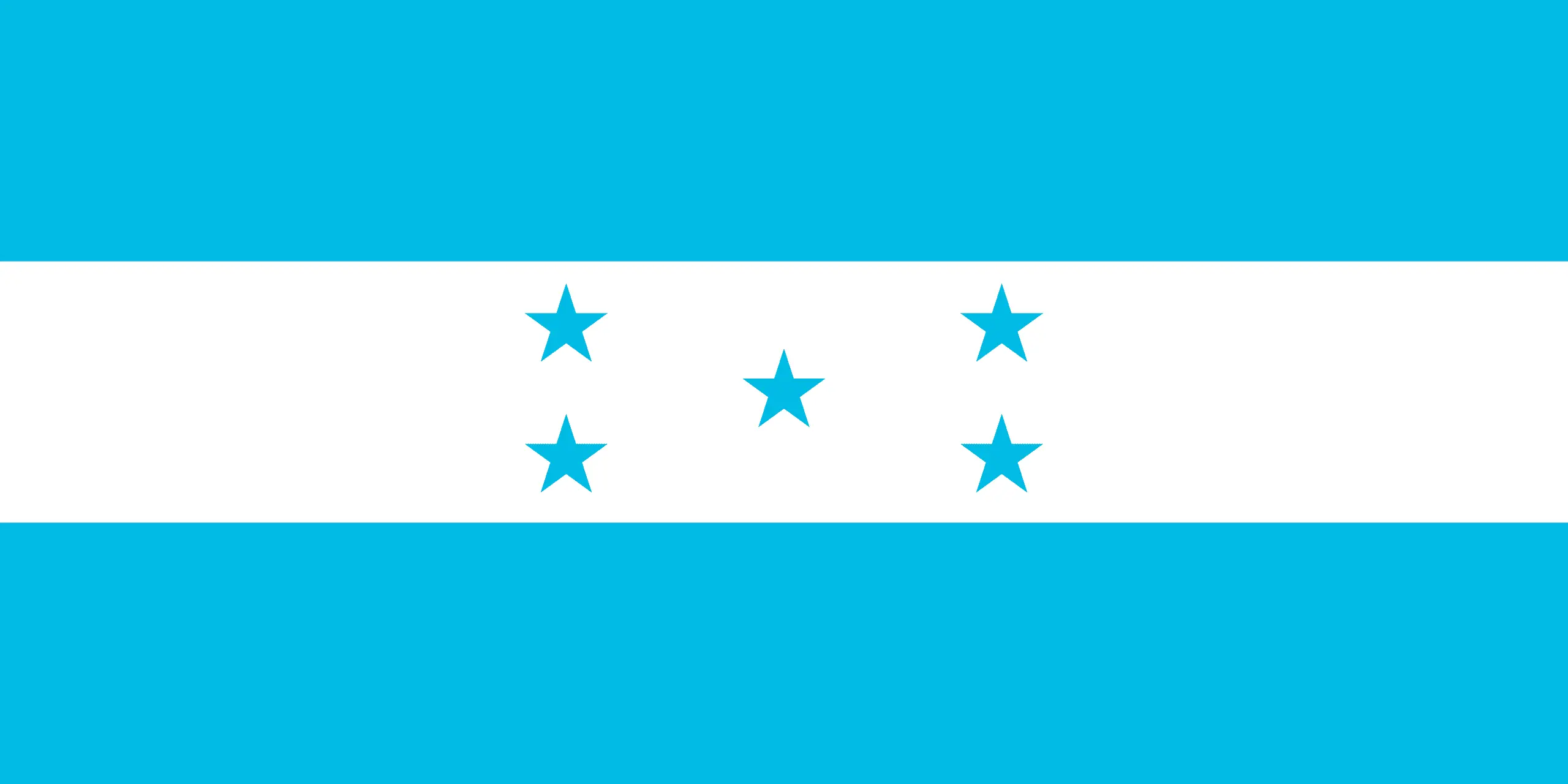 Drapeau Honduras brodé - Écusson drapeau Honduras Made in France