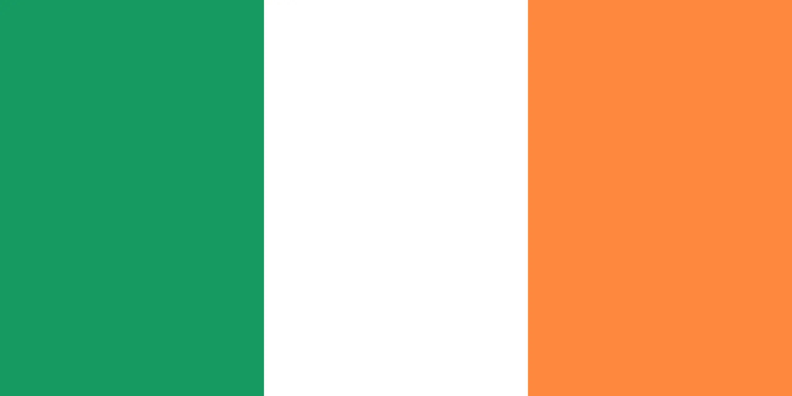 Drapeau Irlande brodé - Écusson drapeau Irlande Made in France