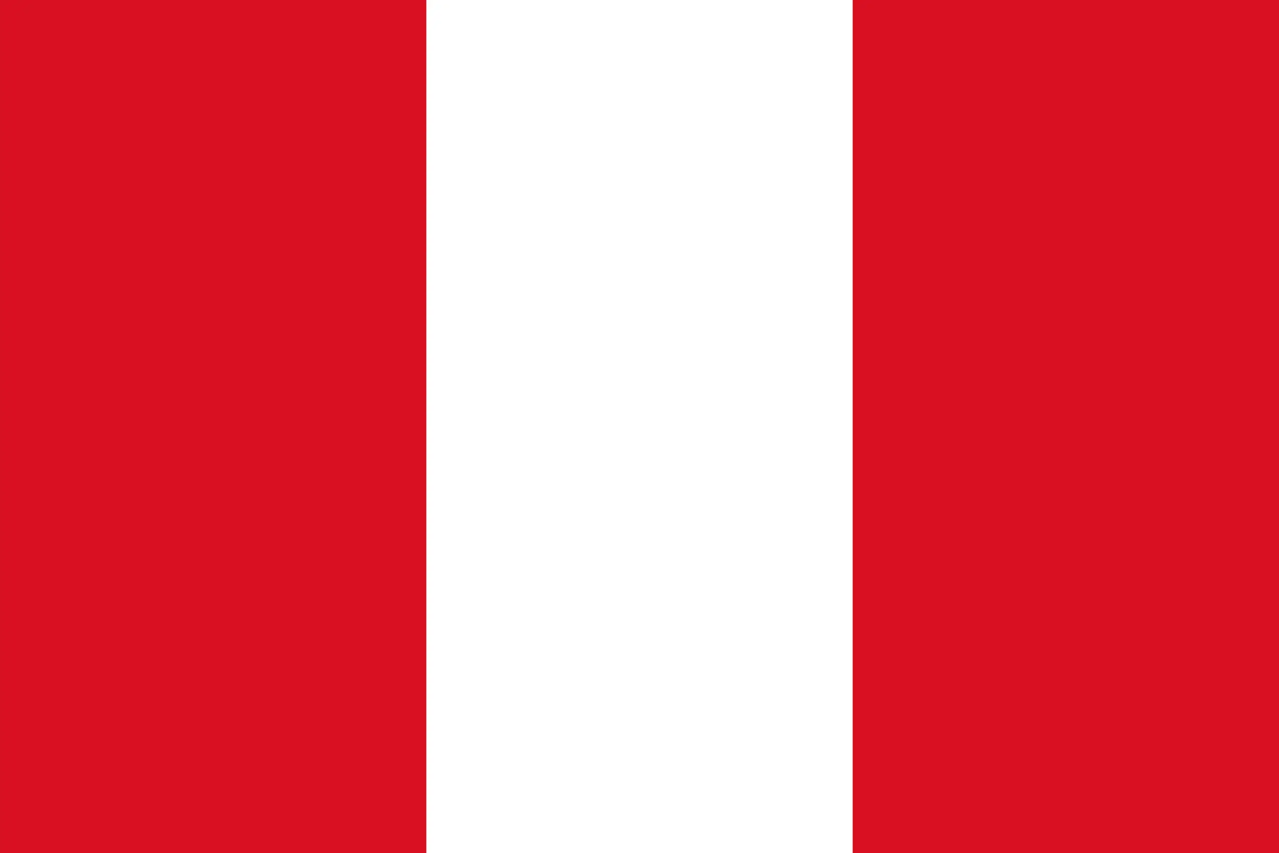 Drapeau Pérou brodé - Écusson drapeau Pérou Made in France