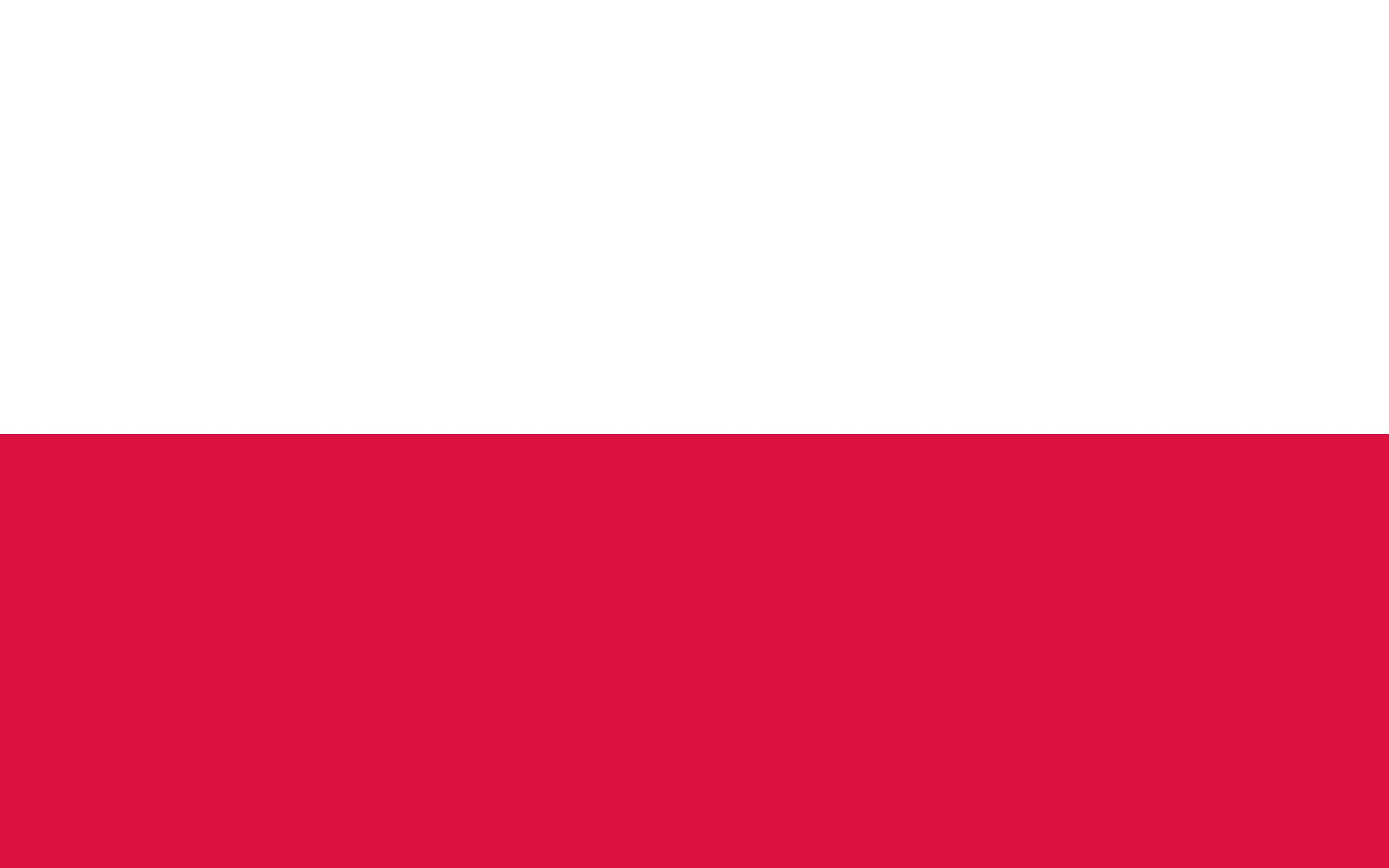 Drapeau Pologne brodé - Écusson drapeau Pologne Made in France
