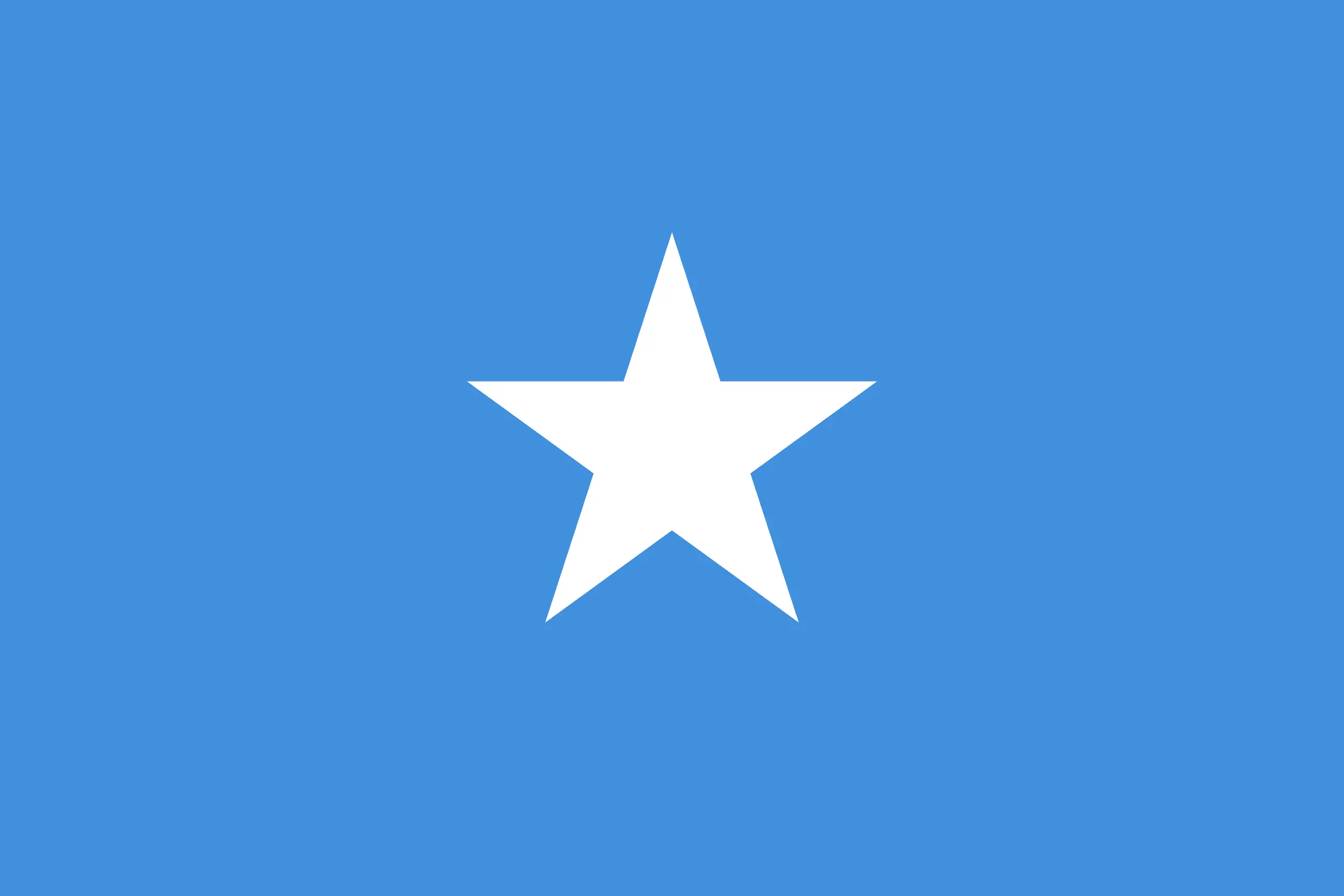 Drapeau Somalie brodé - Écusson drapeau Somalie Made in France