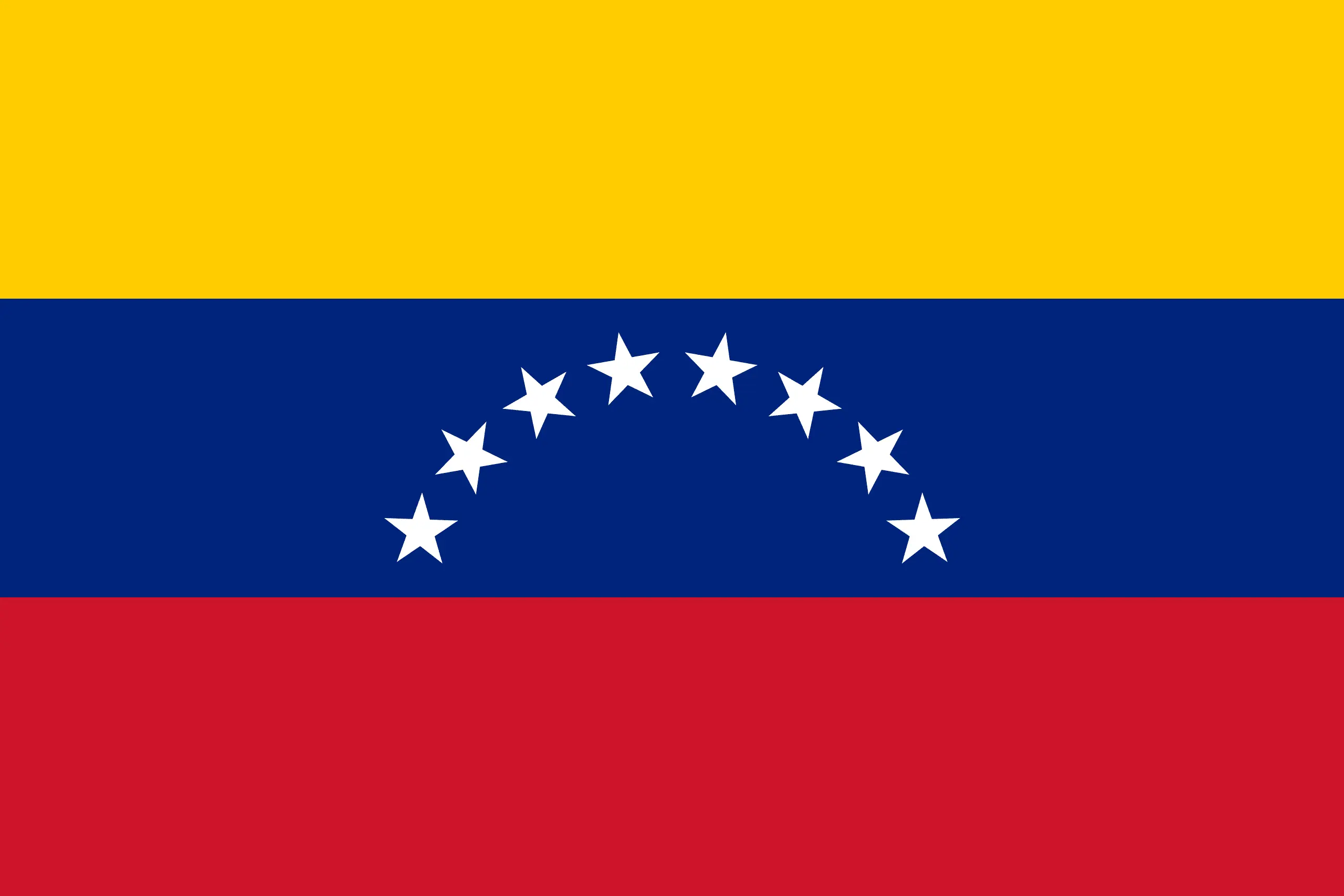 Drapeau Venezuela brodé - Écusson drapeau Venezuela Made in France