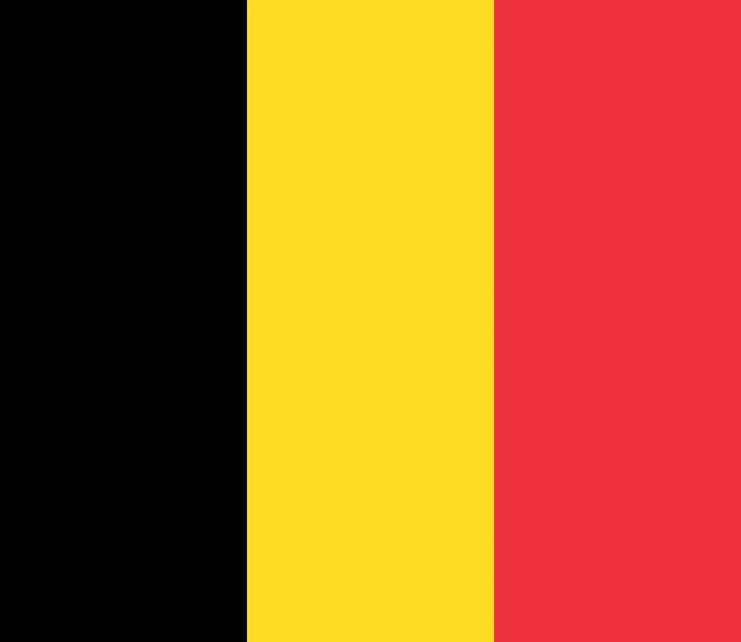 Drapeau Belgique brodé - Écusson drapeau Belgique Made in France