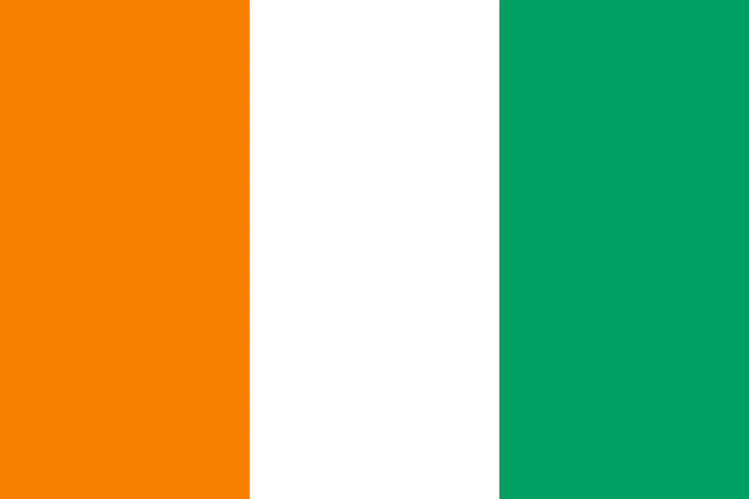 Drapeau Côte d'Ivoire brodé - Écusson drapeau Côte d'Ivoire Made in France