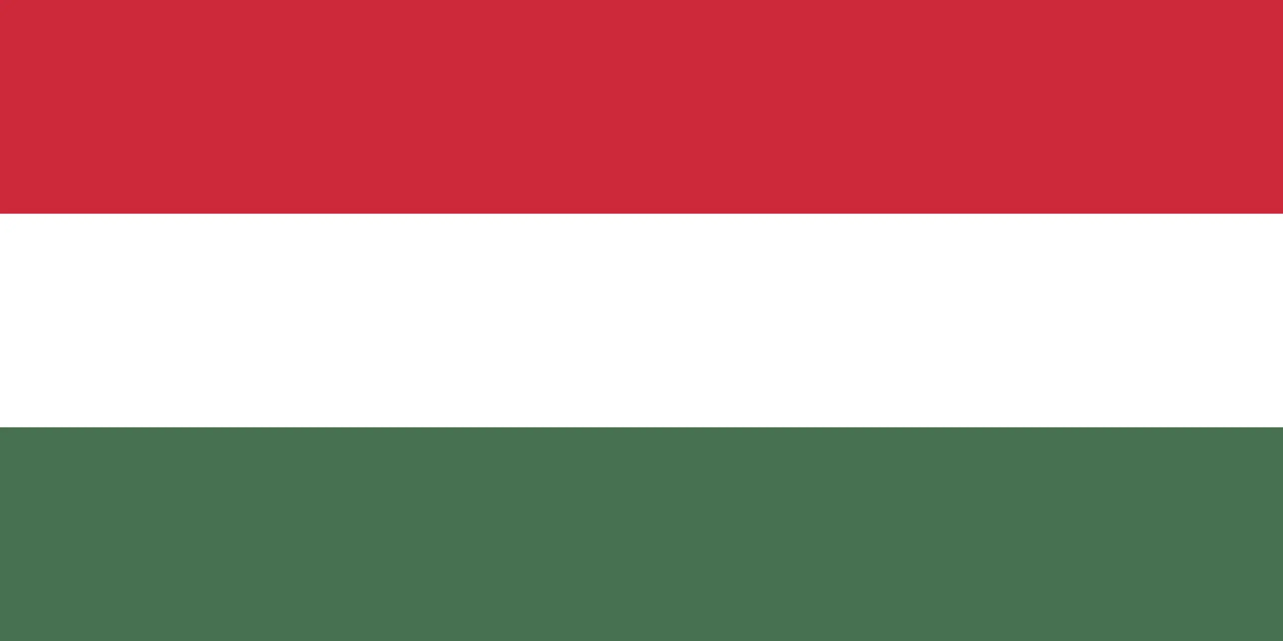 Drapeau Hongrie brodé - Écusson drapeau Hongrie Made in France