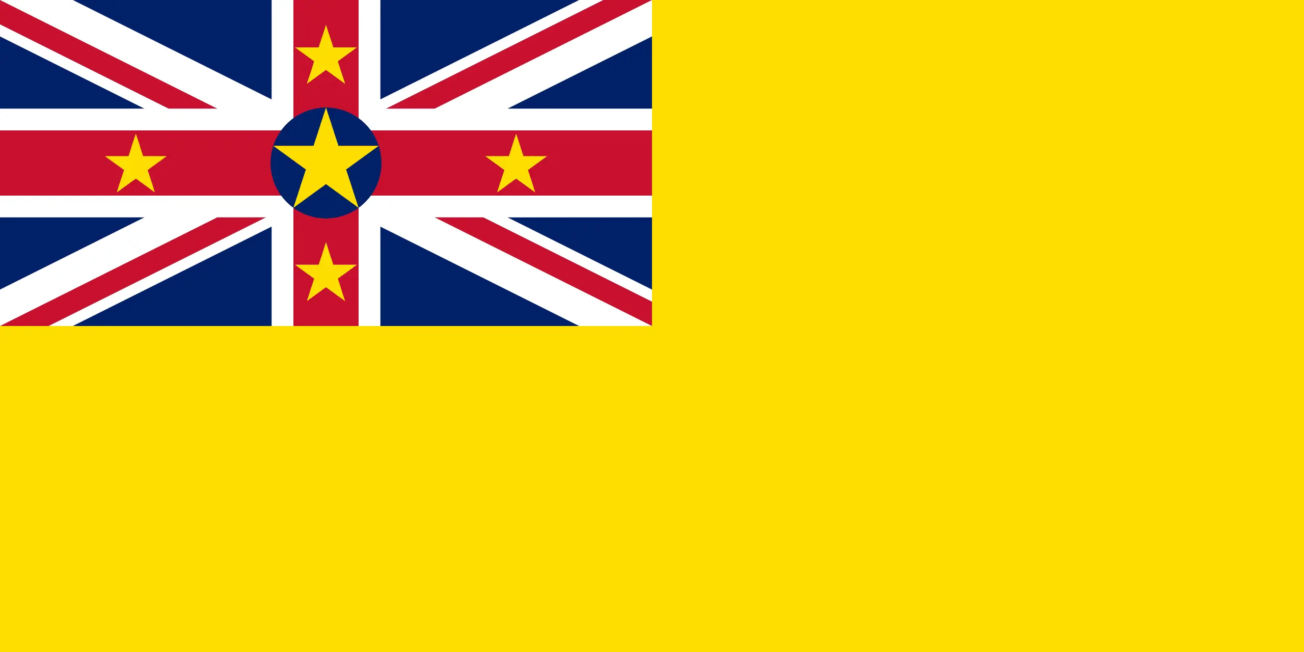 Drapeau Niue brodé - Écusson drapeau Niue Made in France