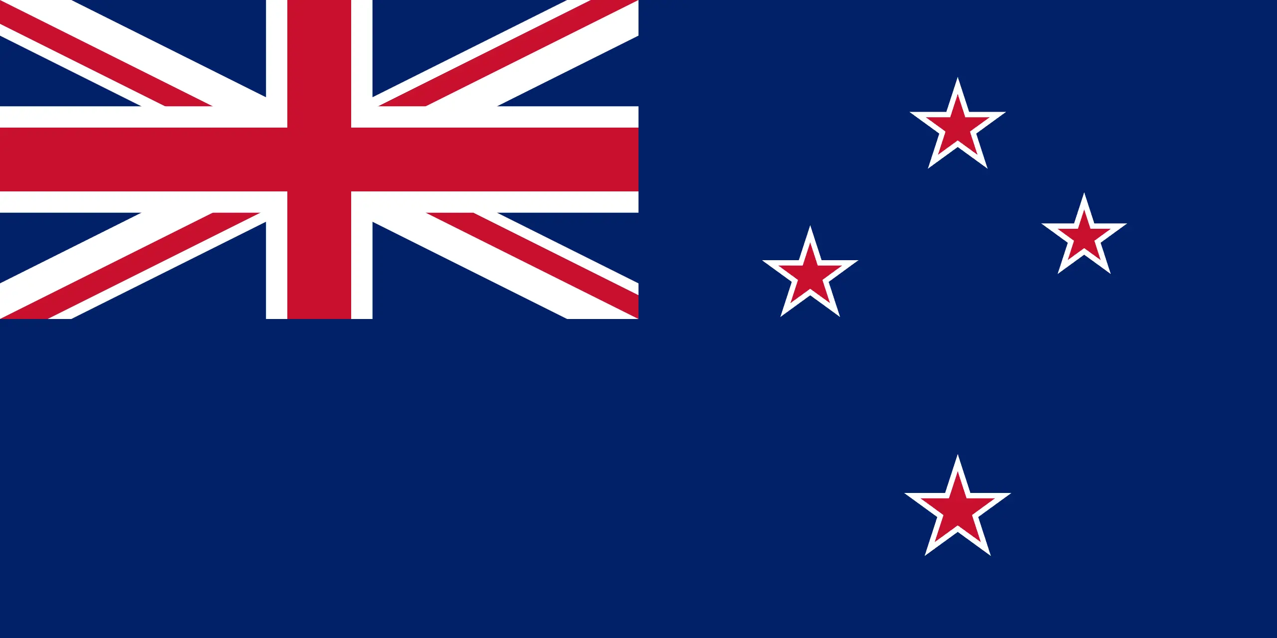 Drapeau Nouvelle-Zélande brodé - Écusson drapeau Nouvelle-Zélande Made in France