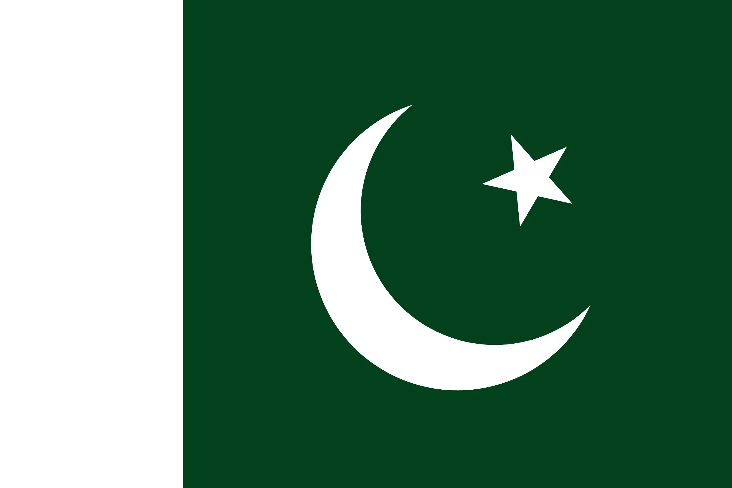 Drapeau Pakistan brodé - Écusson drapeau Pakistan Made in France