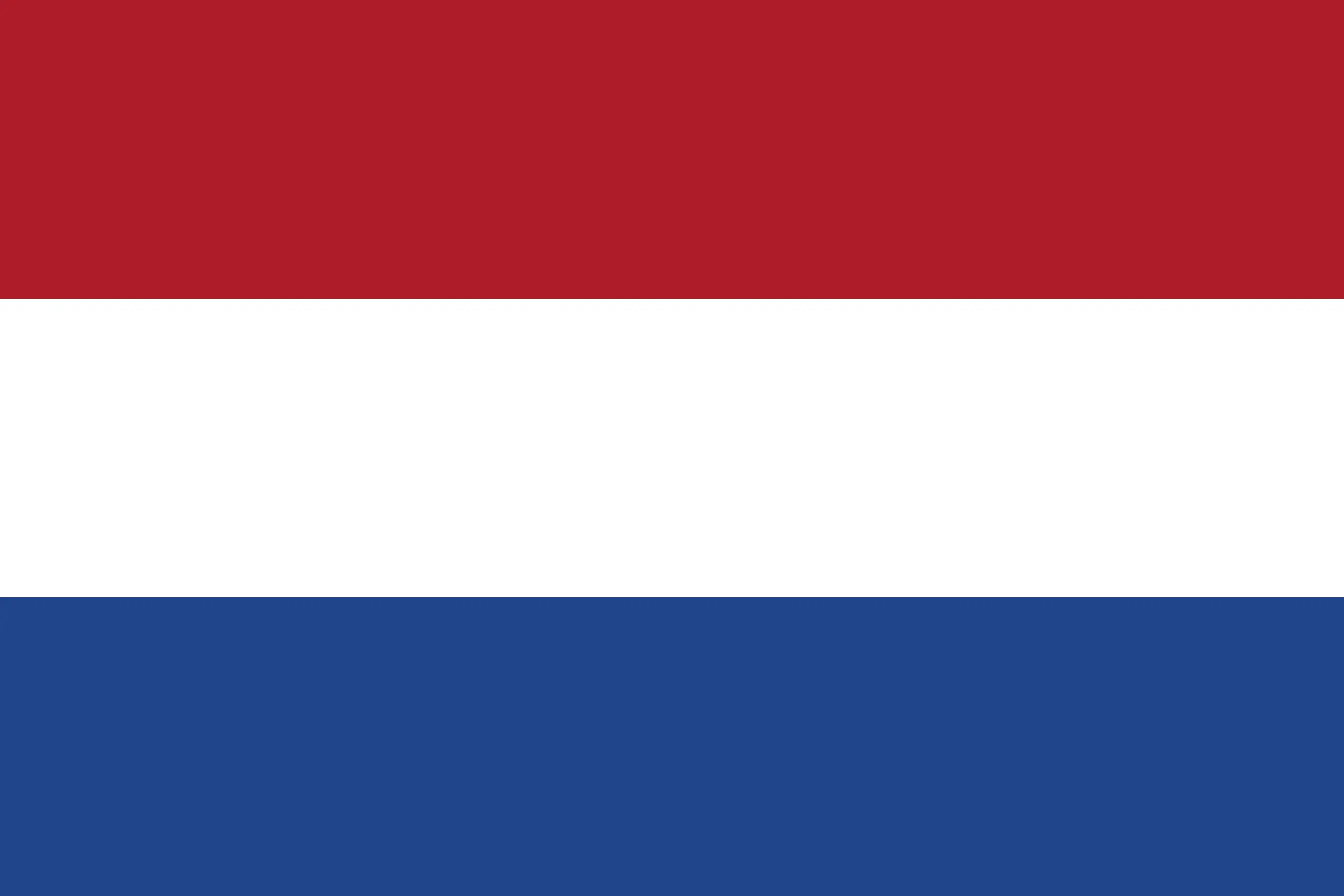 Drapeau Pays-Bas brodé - Écusson drapeau Pays-Bas Made in France