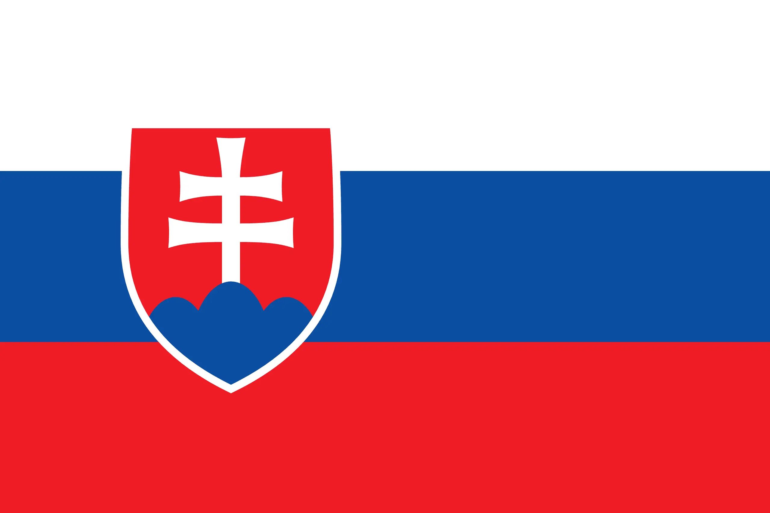 Drapeau Slovaquie brodé - Écusson drapeau Slovaquie Made in France