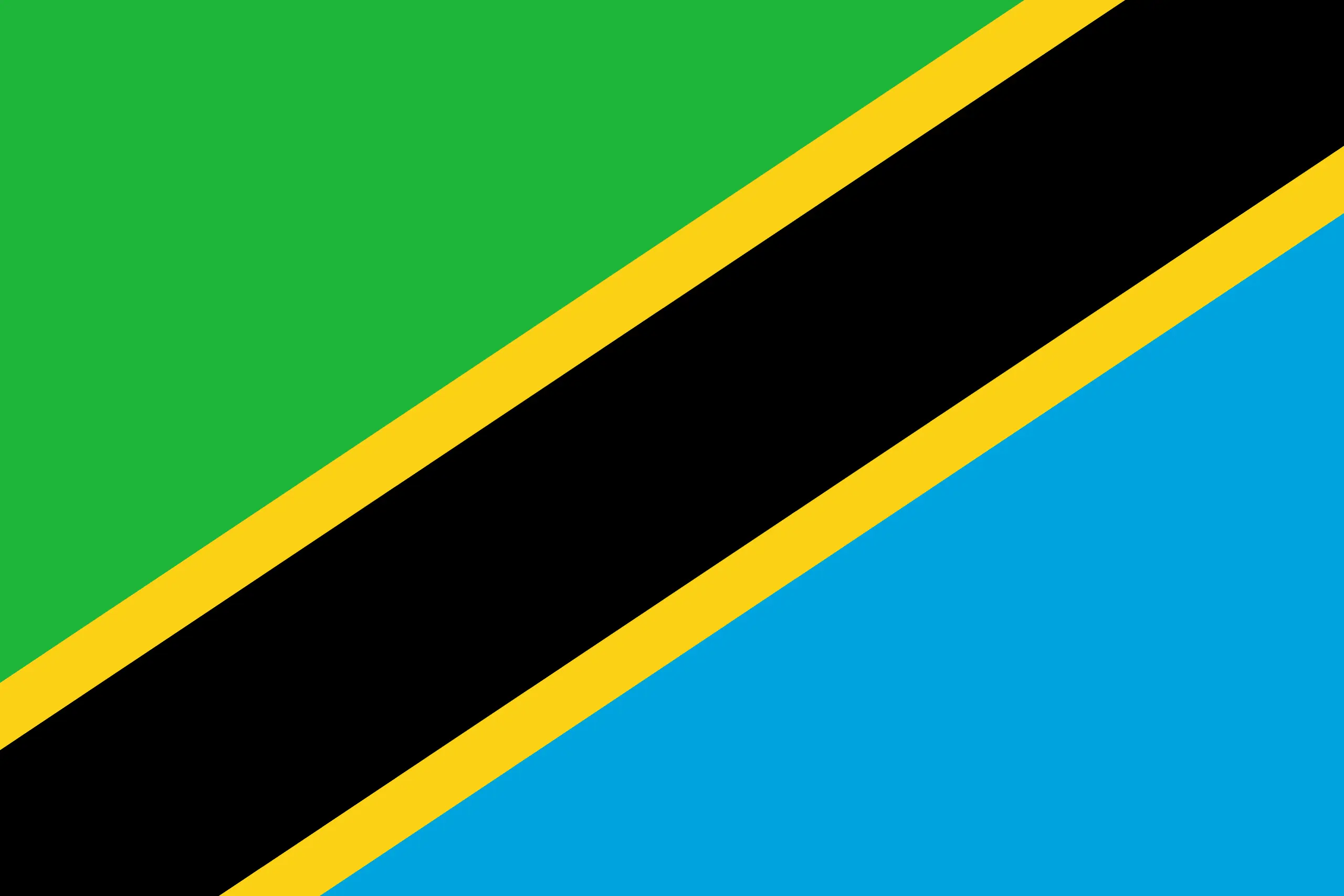 Drapeau Tanzanie brodé - Écusson drapeau Tanzanie Made in France