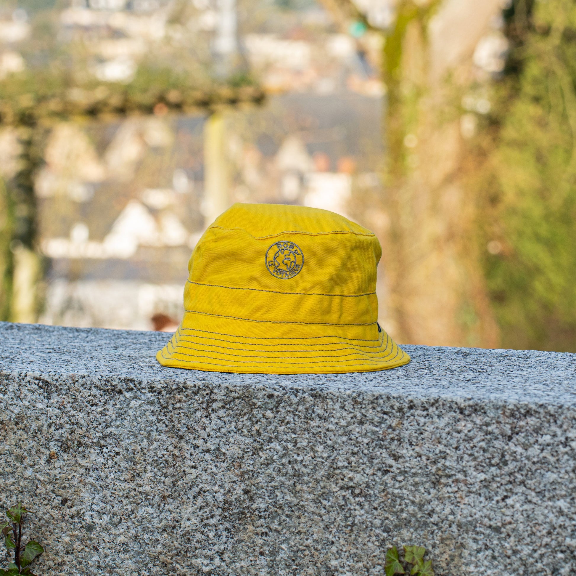 Bob jaune fabriqué en France en coton